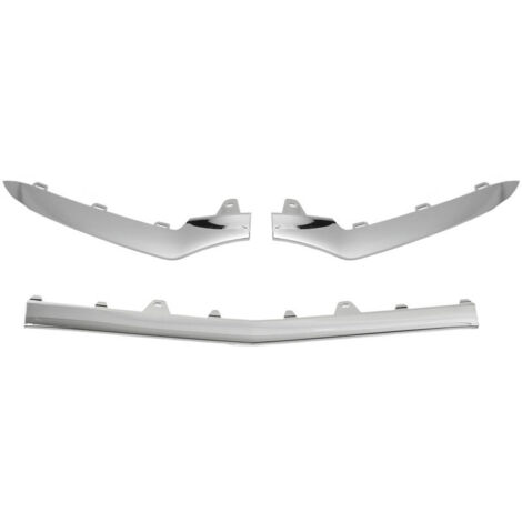Garniture inférieure de pare-chocs avant chromé brillant de remplacement, 3 pièces, pour mercedes-benz classe E W212 AMG Line Facelift 2014 – 2016