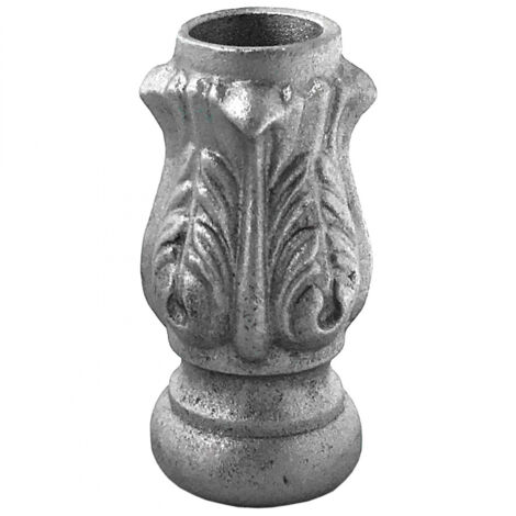 Garniture Manchon décor rond 14 mm en fonte - DECO FER FORGE