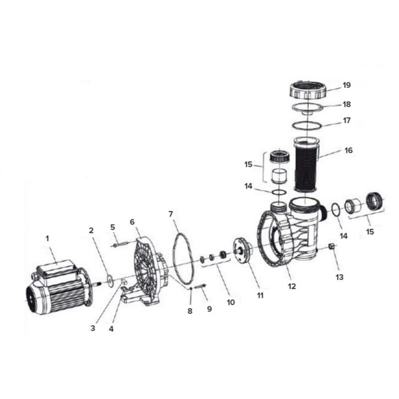 Garniture mécanique pompe Aqua plus / Streamey