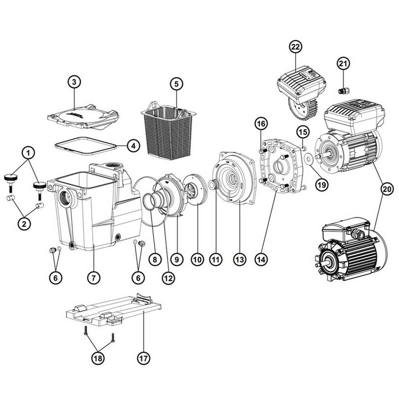 Hayward - Garniture mécanique pour pompe Super Pump Pro
