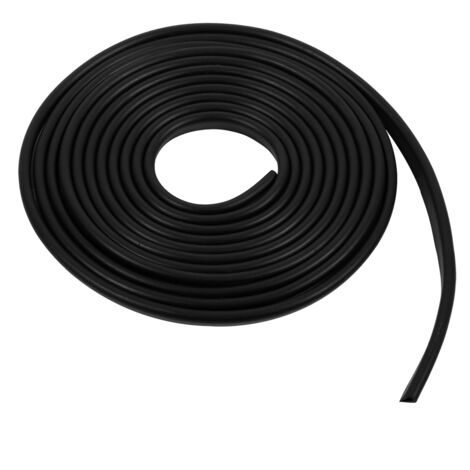 Garniture moulée noire de 300cm, protection anti-rayures pour porte de voiture, bandes de caoutchouc de protection des bords