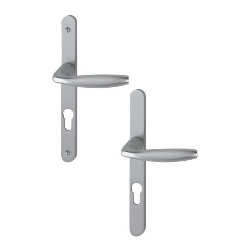 Kintech - Garniture new york sur plaques de 24mm - Entraxe (mm) : 70 - Carré (mm) : 7 - Finition : Anodisé F9 - hoppe