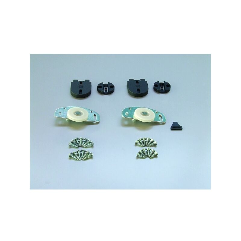 Garniture pour porte coulissante suspendue sans rail 0320/10 acier - Poids max. : 40 kg - krona Koblenz