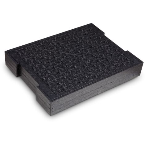 Garnitures à découper 6000003674 – Lot de 1 pièce – Plaques en mousse EPP 15mm – Dimensions 400x310mm – Compatible L-BOXX 136 et 306 – Bs Systems
