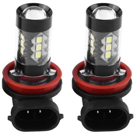 Garosa Ampoule LED H11 2 pcs H11 H8 12V-24V 80W Voiture Haute Puissance LED Brouillard Lumineux Ampoules Diurnes