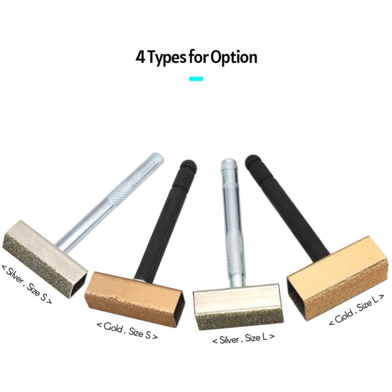 Image of Garosa Schleifwerkzeug-Set für Steintischschleifmaschinen, geeignet für Jade, weißbrauner Stahl