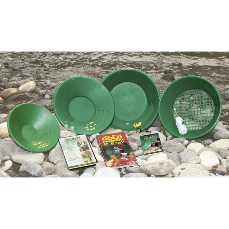 Kit d'orpaillage Garrett Gold Pan Kit Deluxe C89987