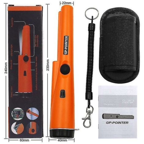 Garrett Pro-pointer Pinpoint Détecteur de métaux Souterrain Pinpointer Pinpoint - Orange Derrui