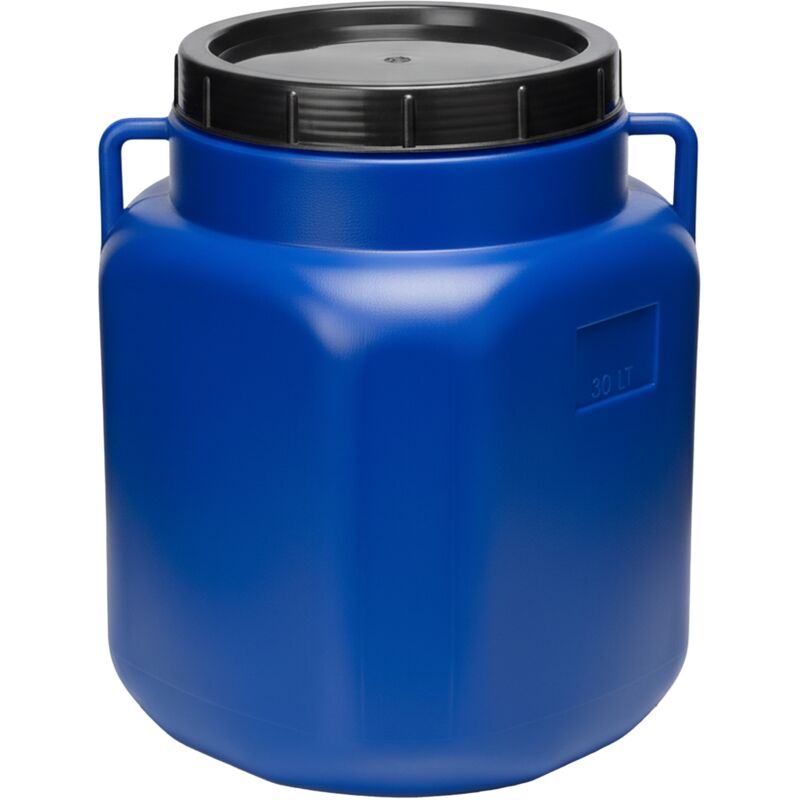 Garronda 30 Liter Bpa-freies Quadratisches Fass Und Futtertonne Weithalsfass Wassertank Und Behälter Mit Deckel Für Sauerkraut Sowie Surfass