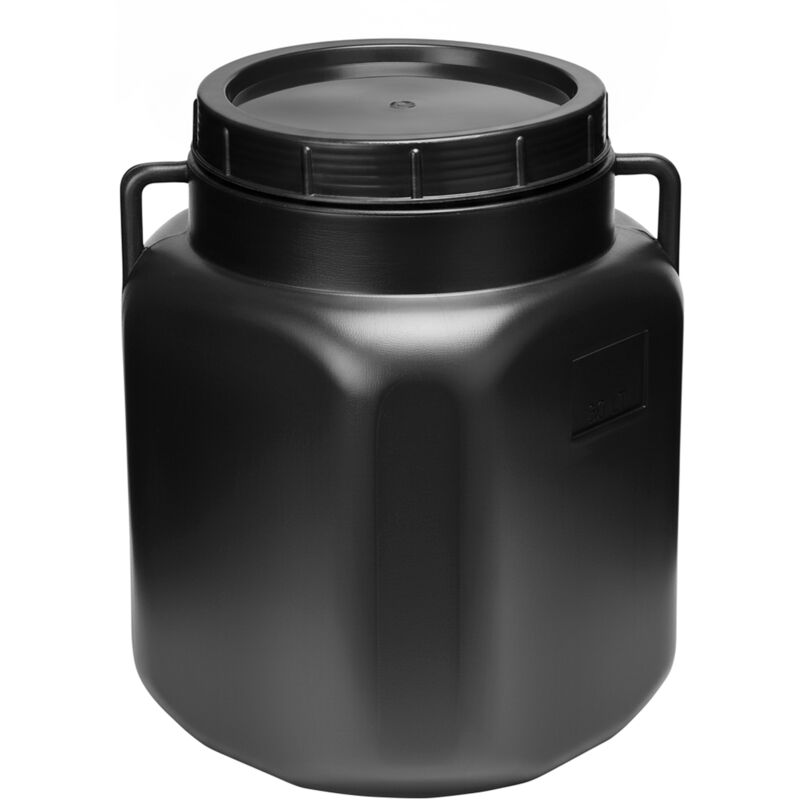 Garronda 30 Liter Bpa-freies Quadratisches Fass Und Futtertonne Weithalsfass Wassertank Und Behälter Mit Deckel Für Sauerkraut Sowie Surfass