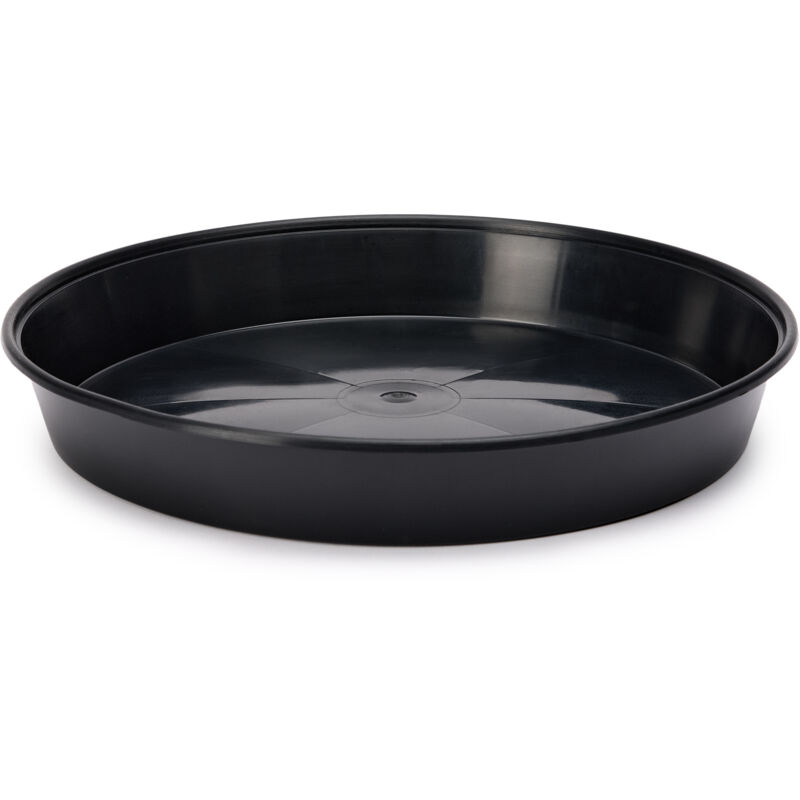 Garronda Blumentopf Untersetzer Gd-0026 (schwarz, ⌀ 13cm H 2cm)