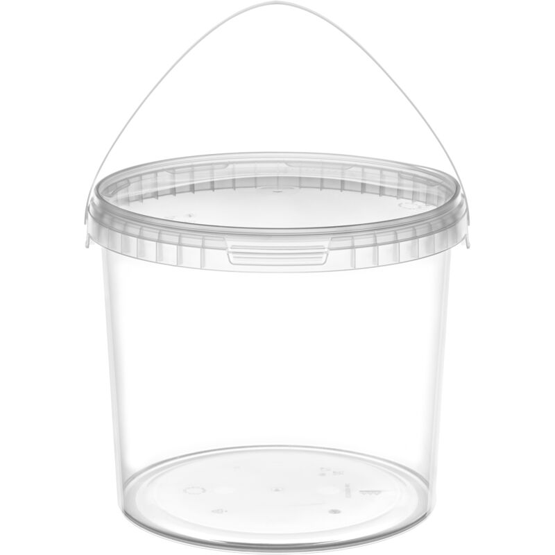 Garronda Eimer Mit Deckel 8 L Für Die Lagerung Von Lebensmittel- Und Chemischen Produkten 1 Stück Transparent Gd-0072