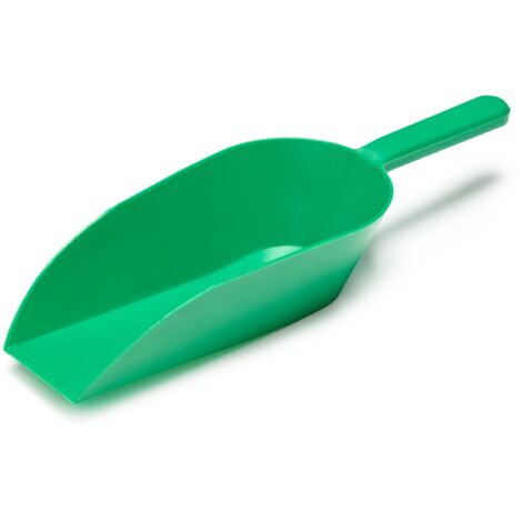 Garronda Futterschaufel ca. 500 g – ergonomische Schaufel für Futter, Granulat, Streu & Dünger – robuster Kunststoff – BPA-frei, leicht zu reinigen – GD-0153, Grün