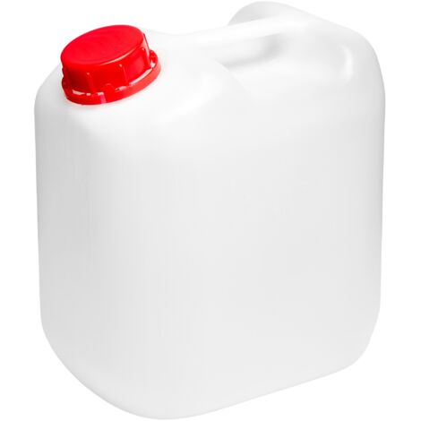 Garronda Wasserkanister Camping BPA-frei Lebensmittelecht Wasserbehälter Kanister 10L Wassertank Camping Zubehör Outdoor Wasserkanister 10L Weiß GD-0082