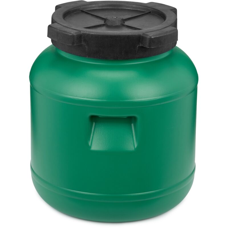 Garronda Weithalsfass 10 Liter Futtertonne Mit Deckel Ohne Dichtung– Bpa-freier Hdpe Futterbehälter Für Wasser, Lagerung, Tierfutter, Sauerkraut