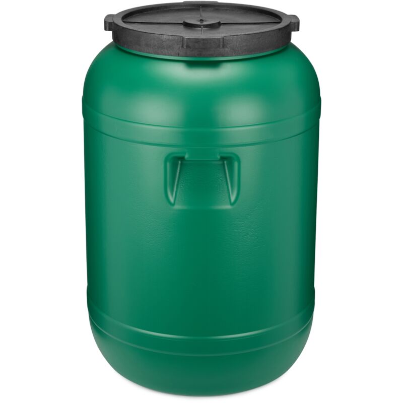 Garronda Weithalsfass 120 Liter Futtertonne Mit Deckel Ohne Dichtung– Bpa-freier Hdpe Futterbehälter Für Wasser, Lagerung, Tierfutter, Sauerkraut