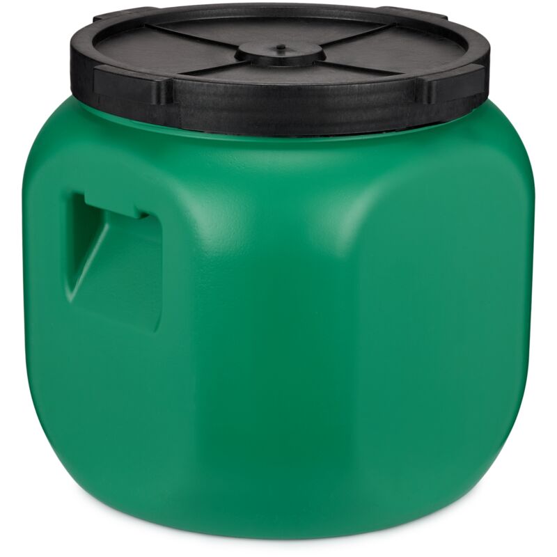 Garronda Weithalsfass 40 Liter Futtertonne Mit Deckel Ohne Dichtung– Bpa-freier Hdpe Futterbehälter Für Wasser, Lagerung, Tierfutter, Sauerkraut