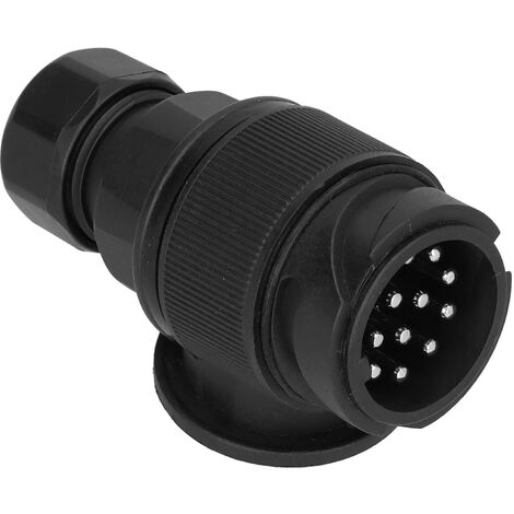 GARRYFIZH Adaptateur de prise de remorque EU 12V électrique étanche 13 broches Interface de camion caravane faisceau de cblage connecteur de prise