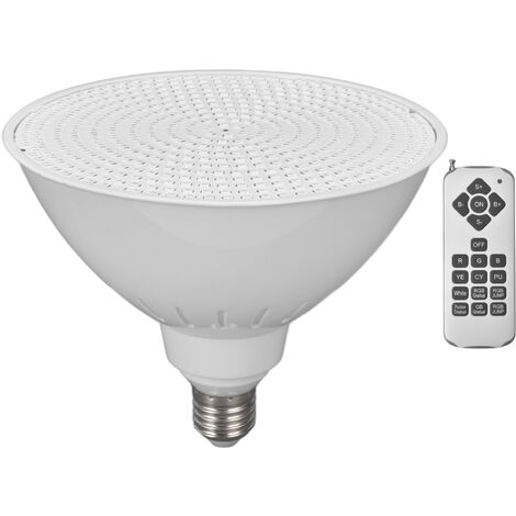 GARRYFIZH Ampoule LED 12V 40W pour piscine, culot E26, RGB, couleurs changeantes, avec télécommande