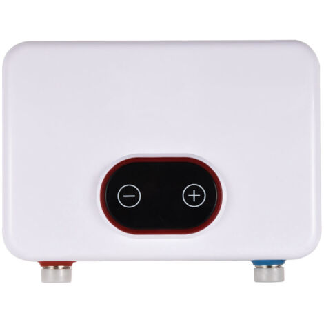 GARRYFIZH Chauffe Eau Instantane avec Douche Kit 5500W Chauffe Eau Electrique Installation Tactile Chauffe Eau Constante Prise UE 220V