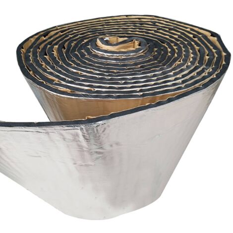 GARRYFIZH Coussin d'isolation thermique et phonique pour pare-feu de voiture et de camion, 10 mm, 1 000 x 1 000 mm, 40" x 40"