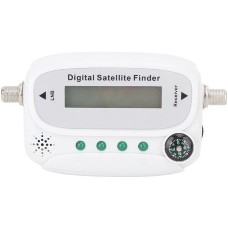Jeffergarden – Détecteur de satellite numérique – Recherche de signal antenne TV – Fréquence 950-2150 MHz – Écran rétroéclairé – Alimentation 13-18V CC - 13-18VDC