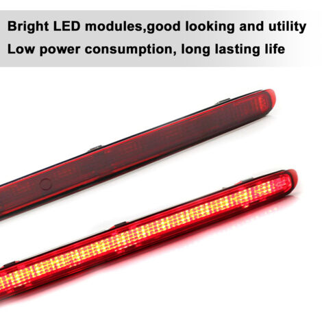 GARRYFIZH Feu stop arrière LED rouge de remplacement pour Mercedes-Benz Classe C W203 4 portes 2000-2007