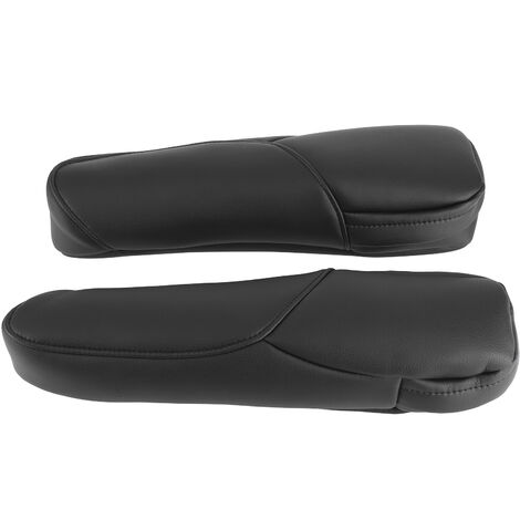 GARRYFIZH Housse de poignée d'accoudoir de siège en cuir microfibre pour Honda CRV 2007-2009, noir