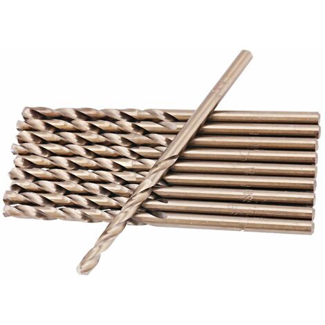 GARRYFIZH Jeu de forets en cobalt M35 HSS-CO pour le perçage de l'acier inoxydable (2,5 mm)