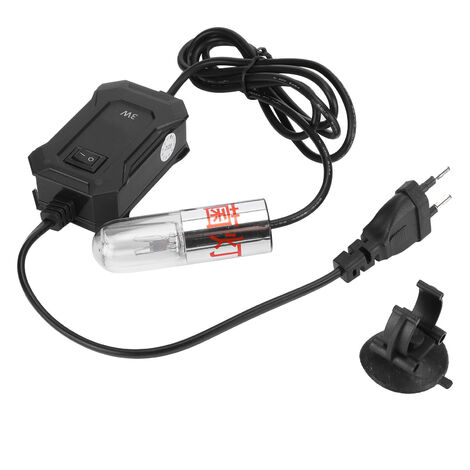 GARRYFIZH Lampe de nettoyage d'étang de réservoir de poissons ultraviolets de lumière UV d'aquarium