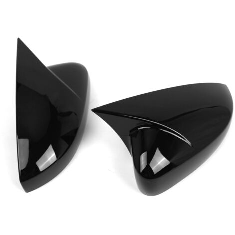 GARRYFIZH Lot de 2 coques de rétroviseurs et d'ailes de rechange pour Volkswagen Polo MK6 2009-2017 6R0857537B 6R0857538B