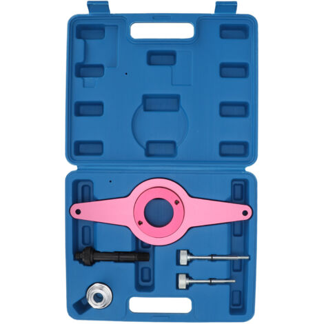 GARRYFIZH Outil de maintien d'amortisseur de vibrations de moteur T10531, outil de retrait de poulie de vilebrequin pour 4 cylindres 1.8 2.0 TFSI
