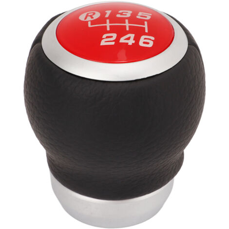 GARRYFIZH Pommeau de levier de vitesse automatique à 6 vitesses, remplacement de la poignée de changement de vitesse pour Subaru rouge
