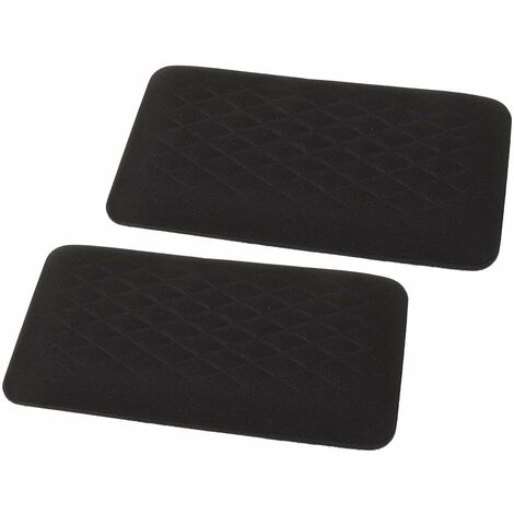 GARRYFIZH Tapis de sol de voiture en éponge souple universel pour console centrale de voiture, genouillères et coudières noires