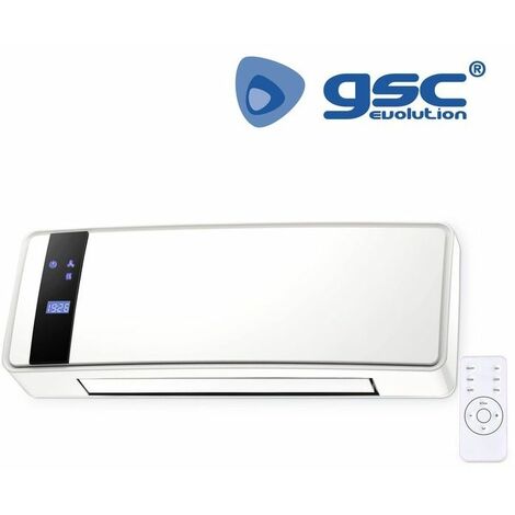 GARSACO Chauffage Split Salle de Bain 2000W 2 niveaux de puissance - Blanc