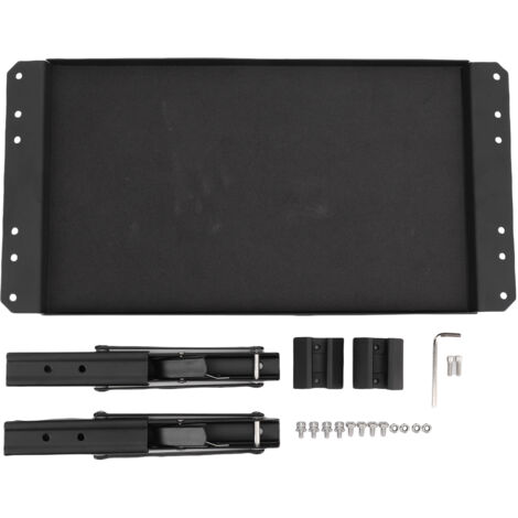 Garsent Boîte à Outils Universelle étagère D'armoire Latérale - 325 Mmx195 mm. Accessoires de Chariot à Outils Pliants, Accessoires de Boîte à Outils, Acier Noir Enduit en Poudre, Bac à.