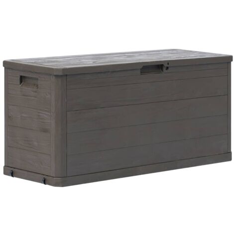 Garten-Aufbewahrungsbox 280 L Braun CFW721611