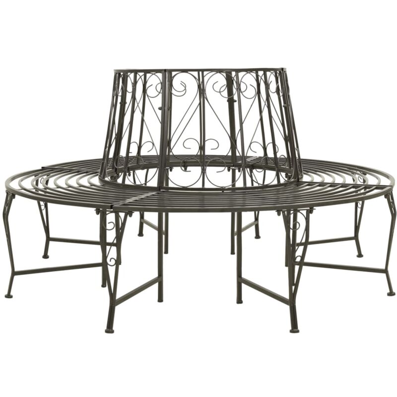 Vidaxl - Baumbank 160 Cm Stahl