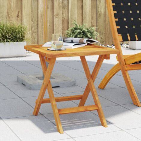 Garten-Beistelltisch 40x40x40 cm Massivholz Akazie vidaXL875468