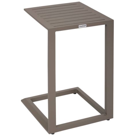 Garten-Beistelltisch Evasion 38x38cm Kaffee - Hespéride