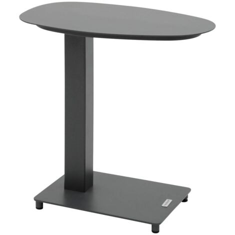 Garten-Beistelltisch Venuzia graphit 50 x 50cm aus Aluminium  - Hespéride