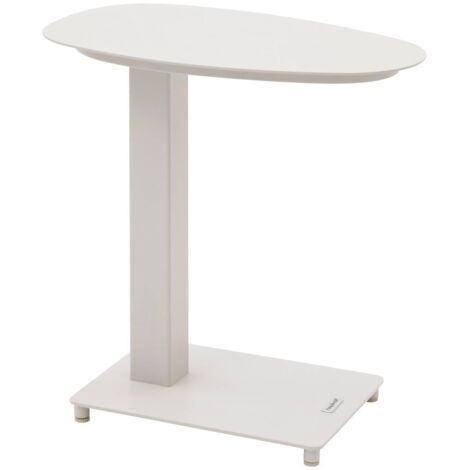 Garten-Beistelltisch Venuzia Hafer 50 x 50cm aus Aluminium  - Hespéride