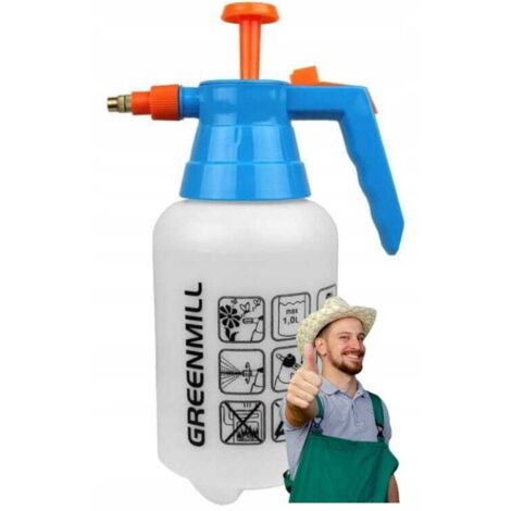 Garten-Drucksprüher mit Messingdüse 1l