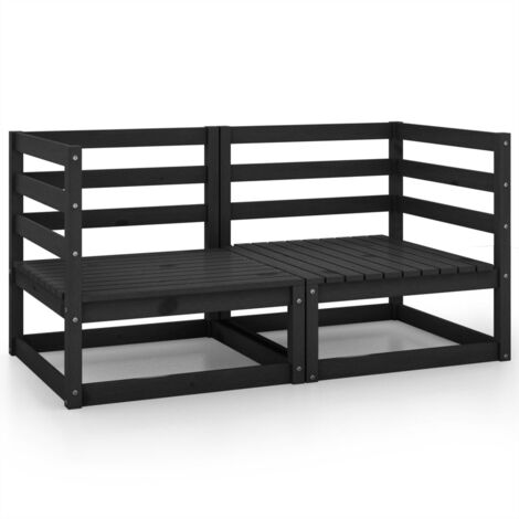 vidaXL Gartenhocker 70x70x30 cm Massivholz Kiefer