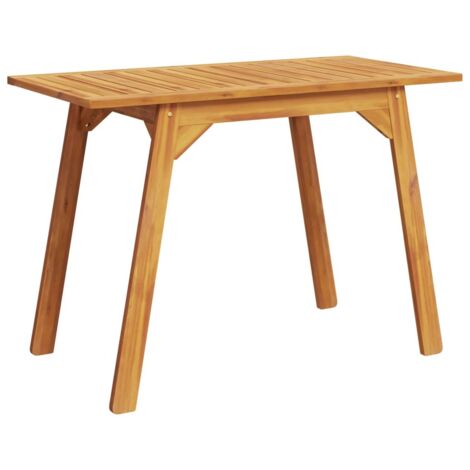 Garten-Esstisch 110x56x75 cm Massivholz Akazie vidaXL