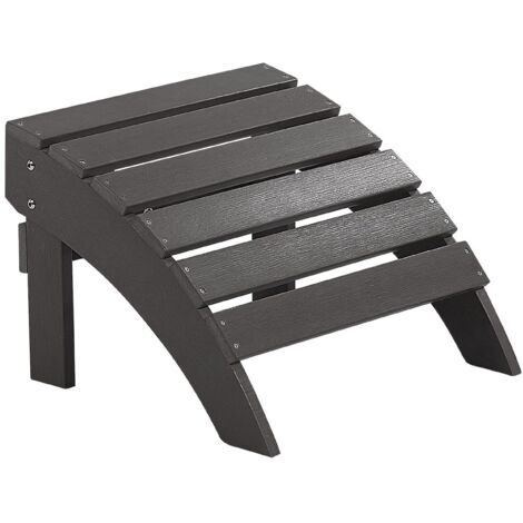 Garten Fußhocker ADIRONDACK Dunkelgrau
