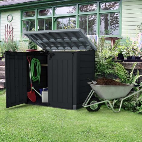 Garten-Lagerschrank Store It Out Max Anthrazit und Grau Keter