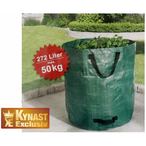 3er-Set Kynast Gartentasche//Gartensack 272L Volumen bis 50kg