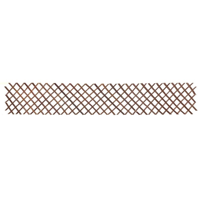 Garten-rankgitter 30x180 Cm Natur Weide Braun Nature