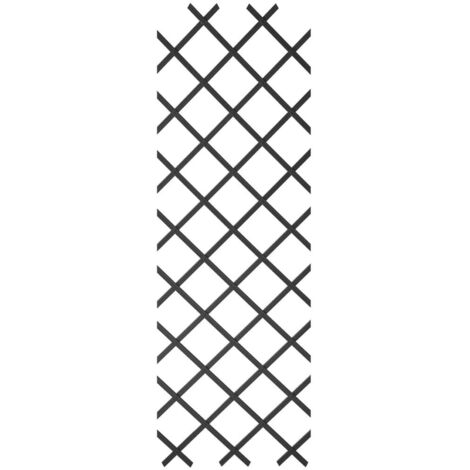 Garten-Rankgitter 50x150 cm PVC Anthrazit Nature